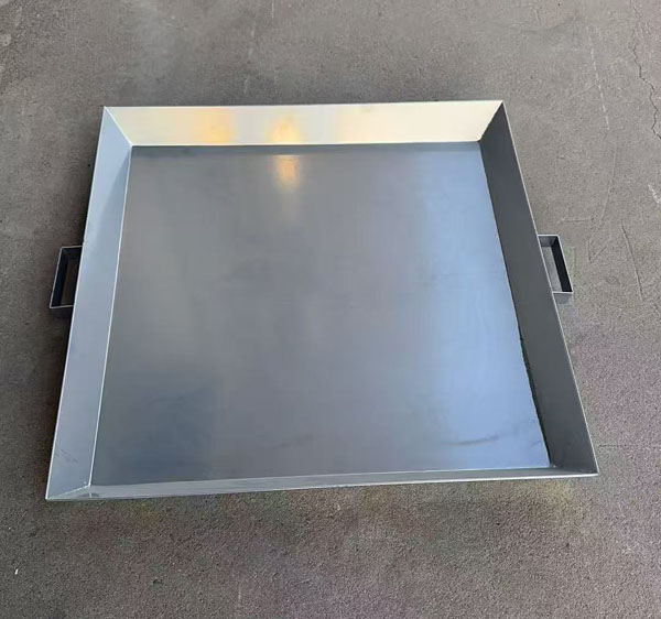 Zement Beton Slump Cone Tray 500 * 500mm