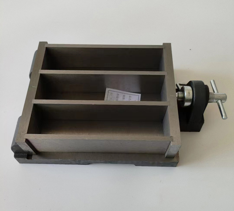 Stahl drei Band Beton Zement Prisma Testformen