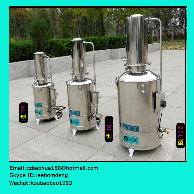 Labor elektrische automatische 10L / H 20L / H Wasserdestillermaschine