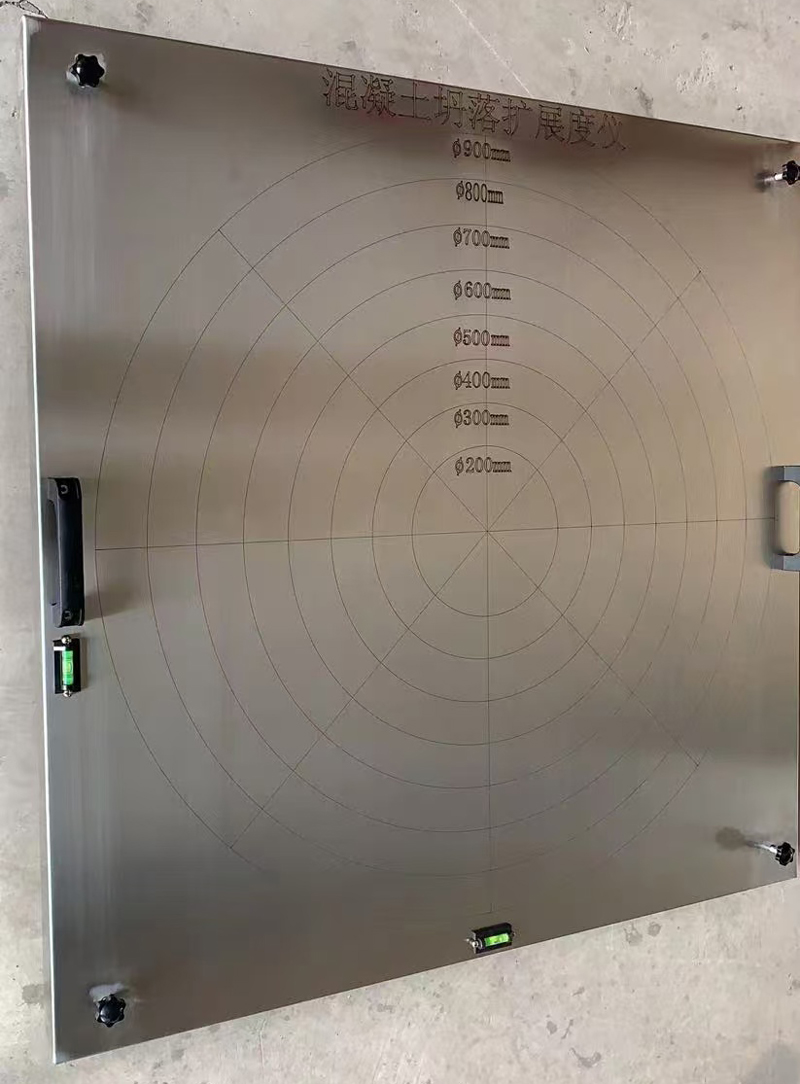 Beton Zement Selbstverdichtung Slump Flow Testgerät