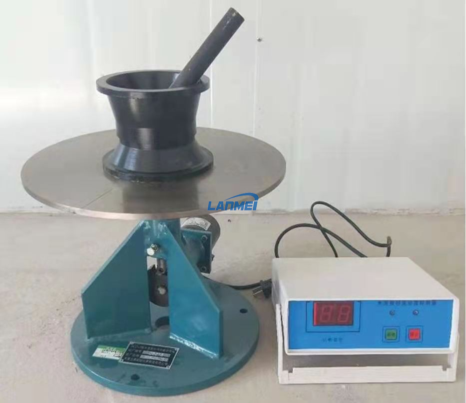 ZementmörTel Konsistenz Test Flow Table Testmaschine, Zement Vibration Meter