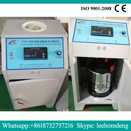Analyseinstrument zur Analyse von Unterdrucksiebern